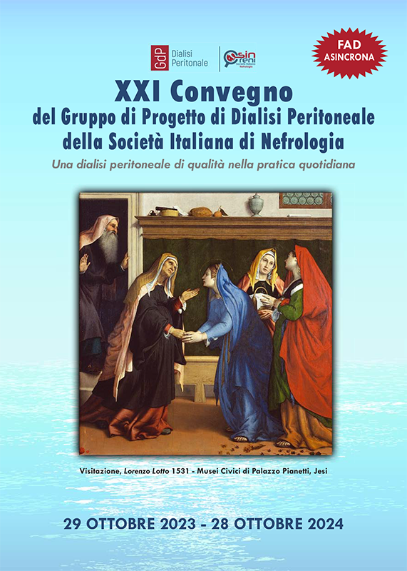 Programma XXI Convegno del Gruppo di Progetto di Dialisi Peritoneale della SocietÃ  Italiana di Nefrologia